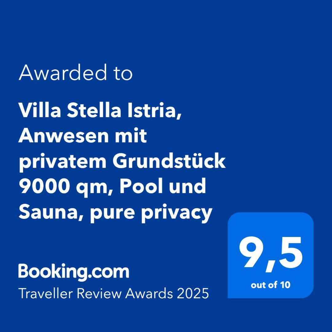 Luxury Villa In Istria - 9,000 Sqm Private Estate With Pool & Sauna, 15 Min To Sea, Near Fazana, 3 Bedrooms Juršići Eksteriør bilde